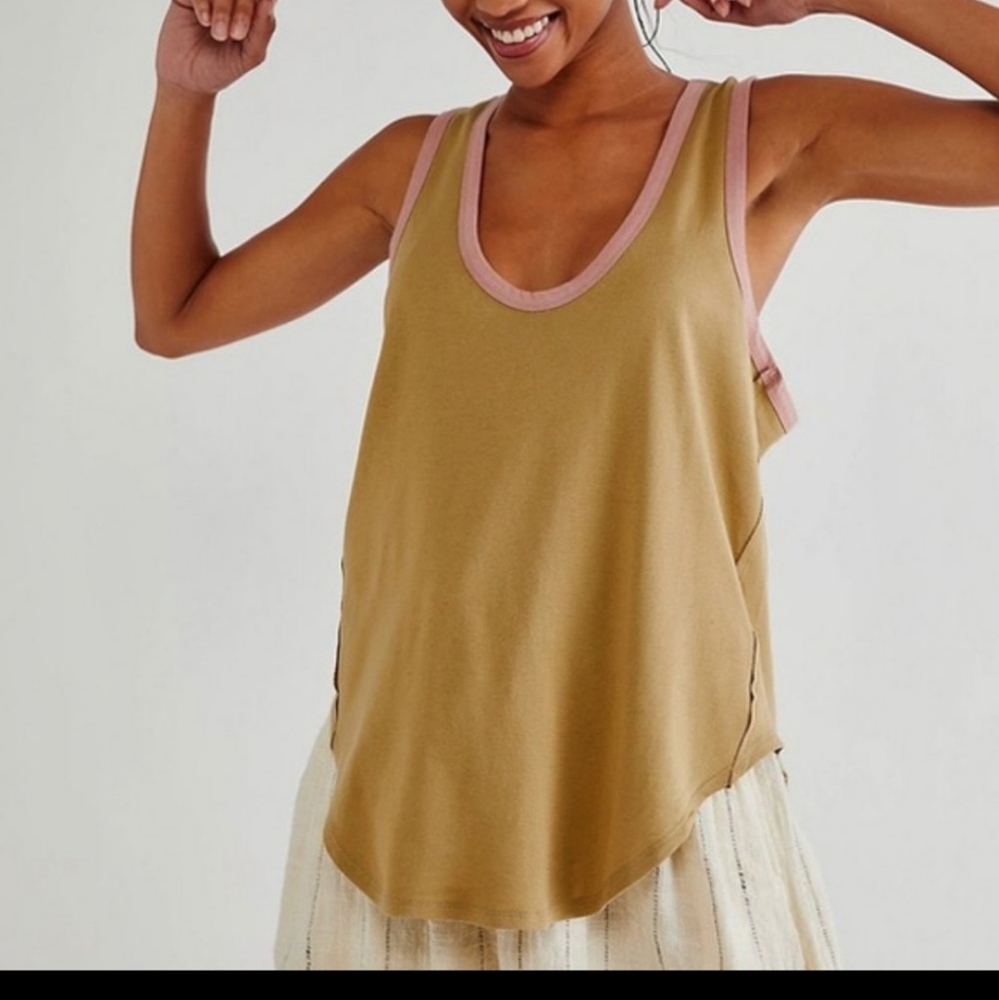 We The Free from Free People olive color tank